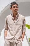Overshirt Vittorio 300-26-BOSA BEIGE
