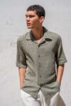 Πουκάμισο Vittorio 800-26-201 OLIVE