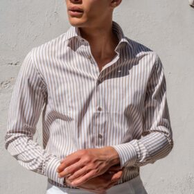 Πουκάμισο Vittorio 800-2526-0010 BEIGE