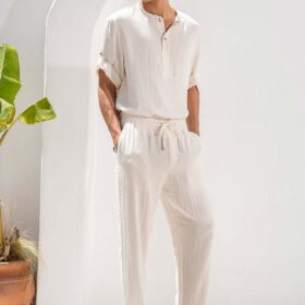 Overshirt Vittorio 200-26-TOSCANI OFF WHITE