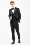 Κοστούμι γαμπριάτικο Vittorio 100-26-SMOKIN BLACK - Image 3