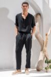 Overshirt Vittorio 200-26-TOSCANI BLACK - Image 2