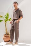 Overshirt Vittorio 200-26-TOSCANI BROWN - Image 4