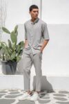 Overshirt Vittorio 300-25-SANTO GREY - Image 8
