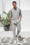 Overshirt Vittorio 300-25-SANTO GREY - Image 6