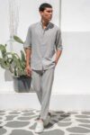 Overshirt Vittorio 300-25-SANTO GREY - Image 5