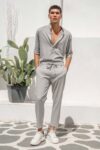 Overshirt Vittorio 300-25-SANTO GREY - Image 3