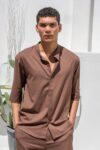 Overshirt Vittorio 300-25-SANTO BROWN - Image 6