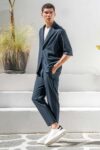 Overshirt Vittorio 300-26-ANGELO NAVY - Image 3
