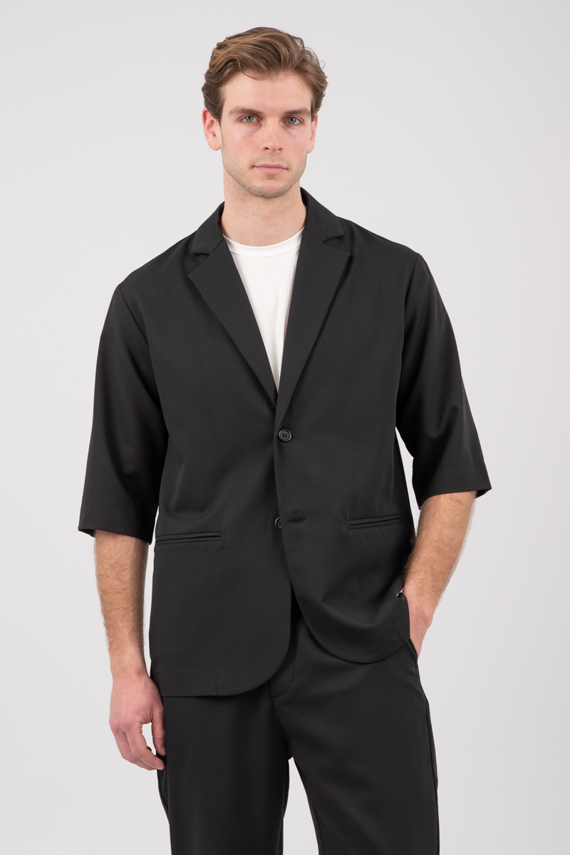Overshirt-Vittorio-300-26-ANGELO-1.jpg Overshirt Vittorio 300-26-ANGELO BLACK - Image 1