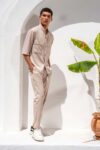 Overshirt Vittorio 300-26-BOSA BEIGE - Image 4
