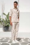 Overshirt Vittorio 300-26-ETTORE BEIGE - Image 5