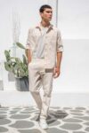 Overshirt Vittorio 300-26-ETTORE BEIGE - Image 4