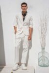 Overshirt Vittorio 300-26-JENOA WHITE - Image 4