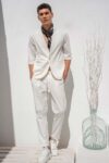 Overshirt Vittorio 300-26-JENOA WHITE - Image 3