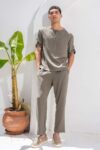 Παντελόνι Vittorio 500-26-TOSCANI KHAKI - Image 2
