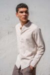 Λινό Πουκάμισο Vittorio 800-25-601 BEIGE - Image 2