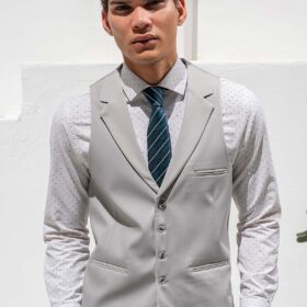 Γιλέκο Vittorio 1100-26-DIVERSO-AR GREY