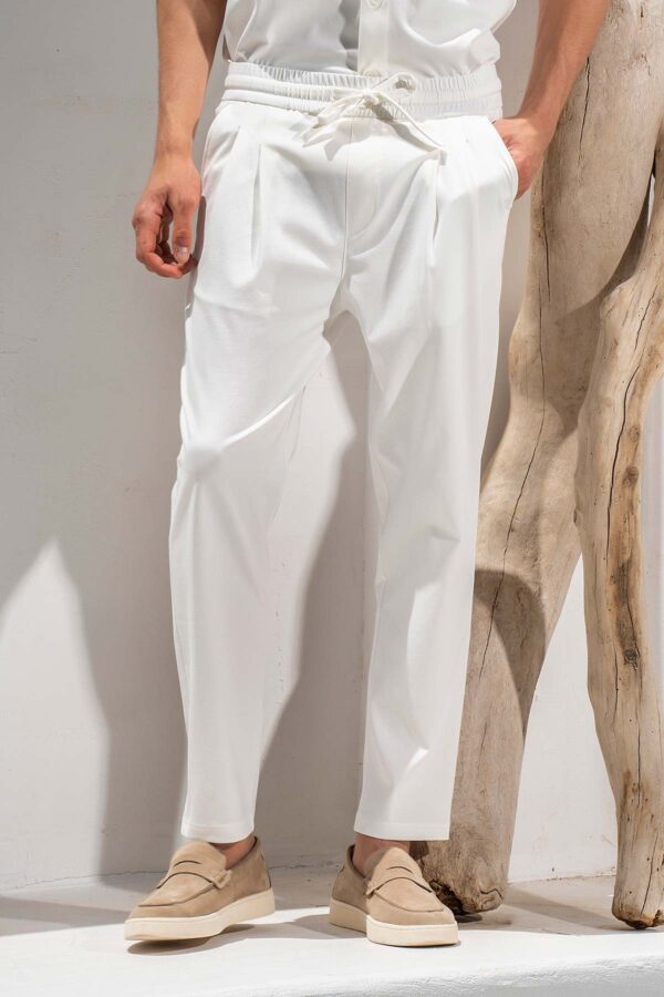 Παντελόνι Vittorio 500-26-MILANO OFF WHITE