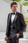 Κοστούμι Vittorio 100-26-BRACCIANO BLACK - Image 6