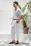 Μπλούζα Vittorio 200-26-010 KHAKI OFF WHITE - Image 2