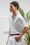Μπλούζα Vittorio 200-26-010 KHAKI OFF WHITE - Image 3