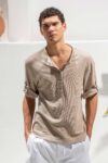 Μπλούζα Vittorio 200-26-010 KHAKI - Image 2