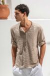 Μπλούζα Vittorio 200-26-010 KHAKI - Image 4