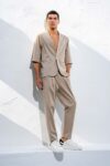 Overshirt Vittorio 300-26-JENOA BEIGE - Image 3