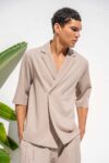 Overshirt Vittorio 300-26-BENALIO L.BEIGE - Image 4