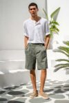 Βερμούδα Vittorio 500-26-RODIO OLIVE - Image 3