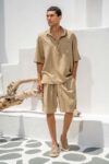 Πουκαμίσα Vittorio 800-26-BALI BEIGE