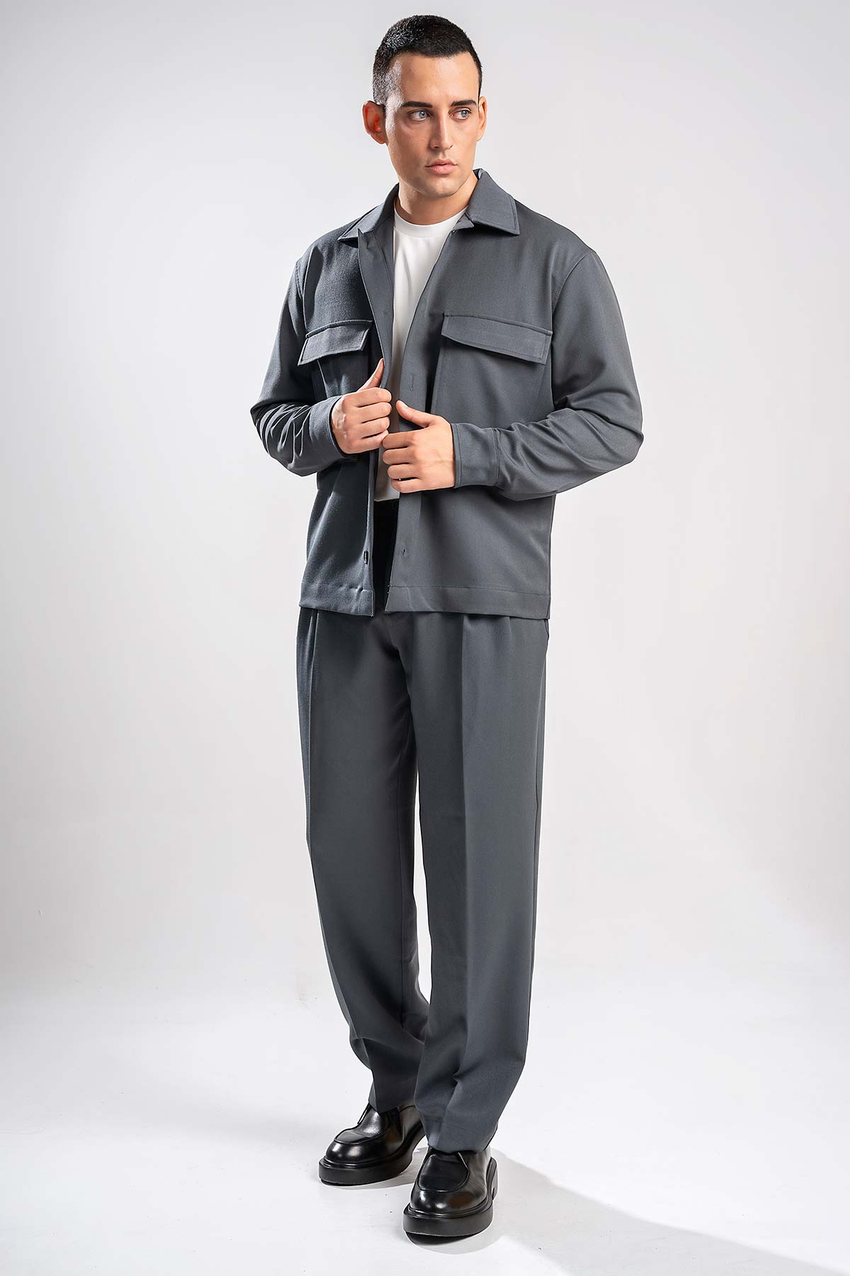 3-Overshirt-Vittorio-300-2627-ESSENZA.jpg Overshirt Vittorio 300-2627-ESSENZA GREY - Image 1
