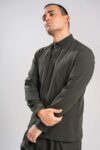 Overshirt Vittorio 300-2627-BELLINI OLIVE - Image 2