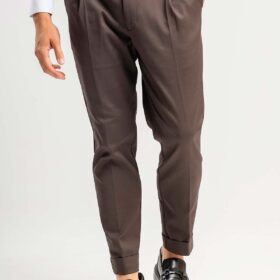 Παντελόνι Vittorio 500-26-MACERINO-1 BROWN