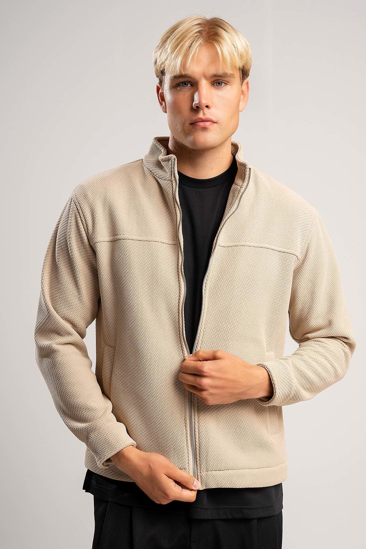 Jacket-Vittorio-600-2627-STRETTO-BEIGE.jpg Jacket Vittorio 600-2627-STRETTO BEIGE - Image 1
