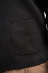 Πλεκτή ζακέτα Vittorio 700-2627-700 BLACK - Image 6